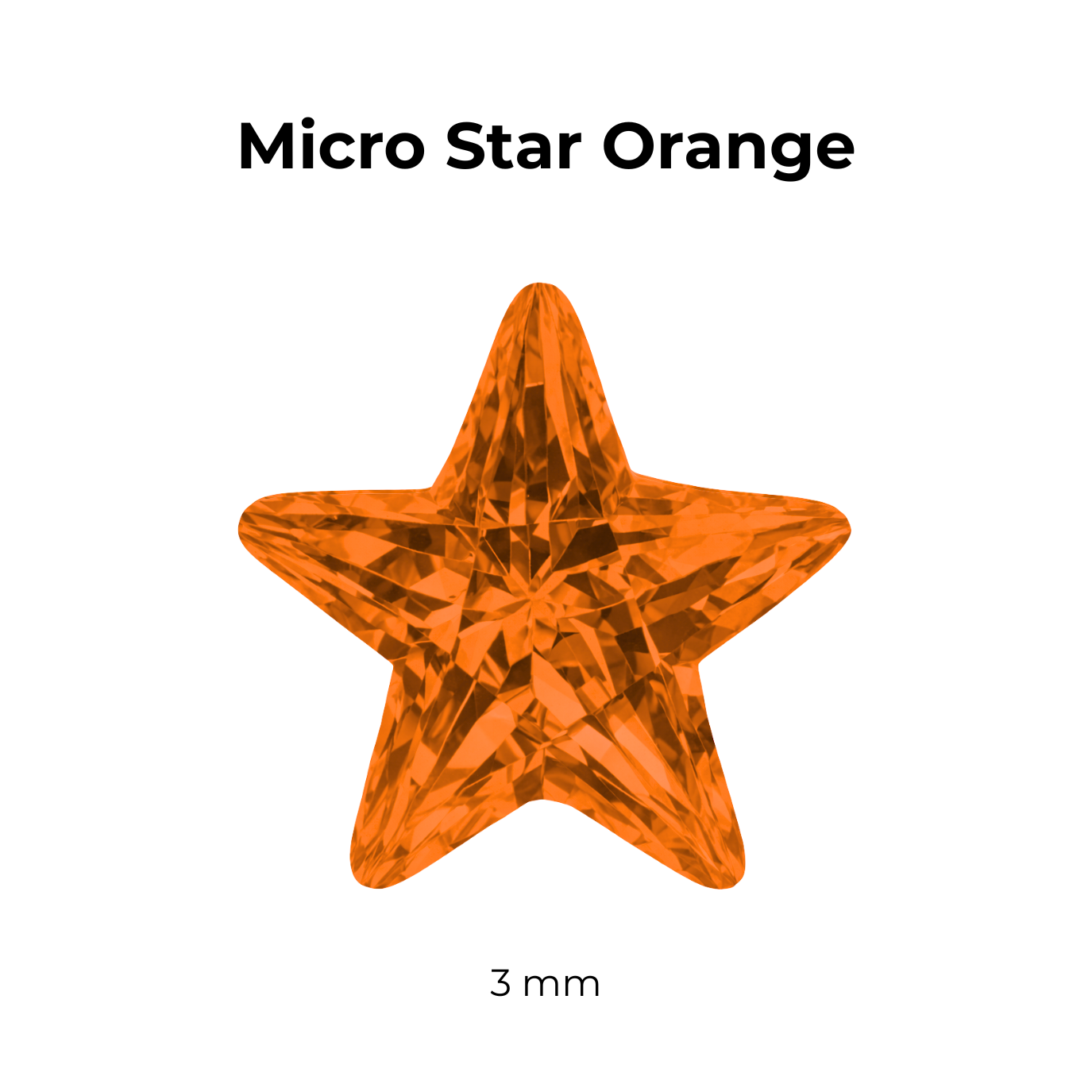 Micro Cubic Zirconia – Star