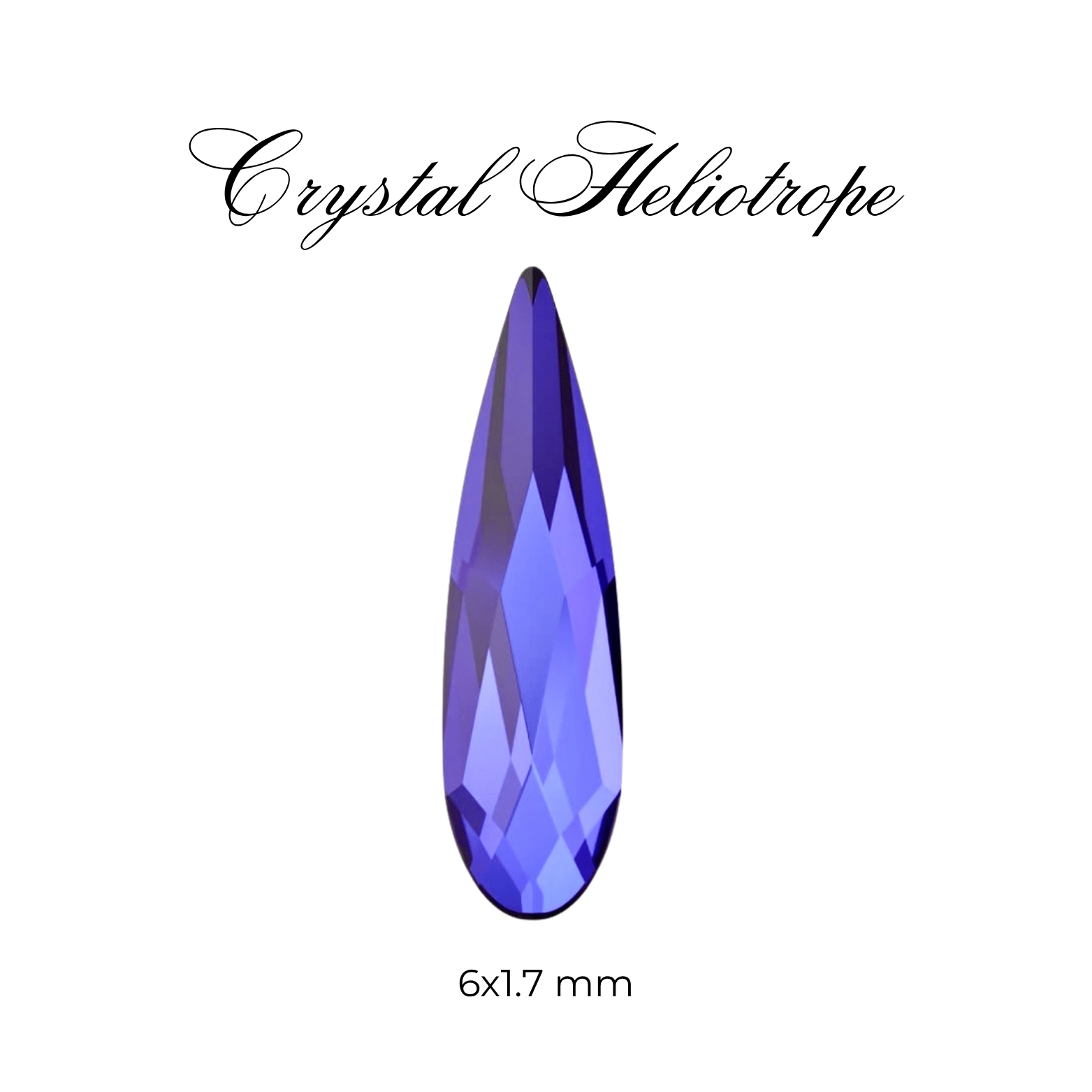 Swarovski Raindrop Tooth Gem
