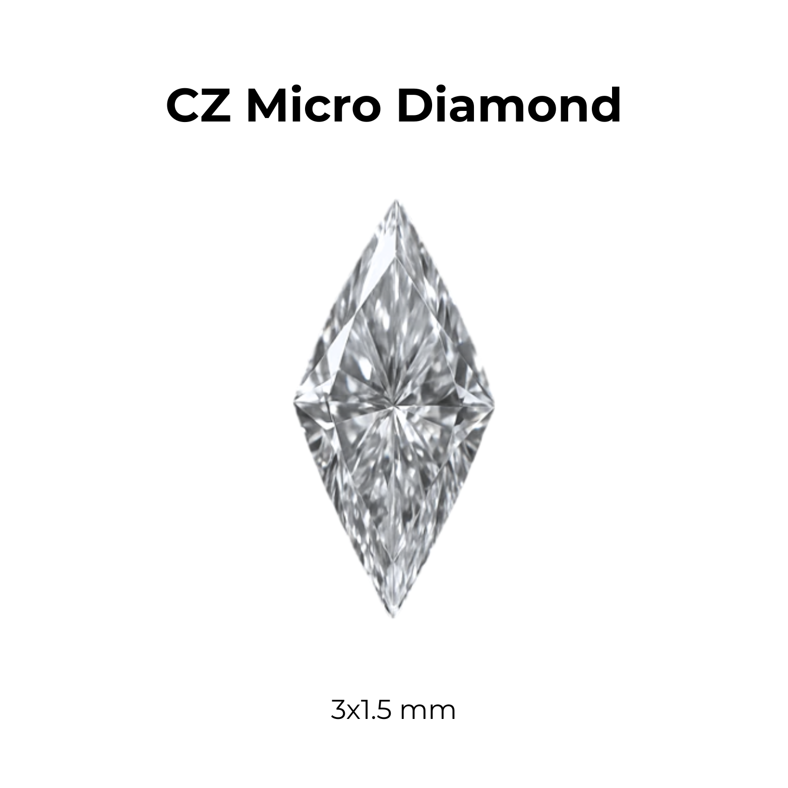Micro Cubic Zirconia – Diamond