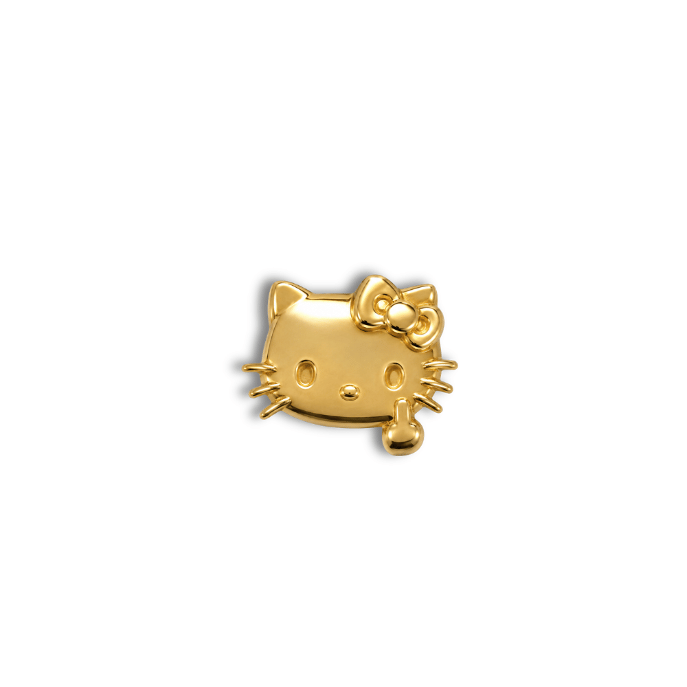 18 Karat Gold Zahn-Glitzerstein – Hello Kitty