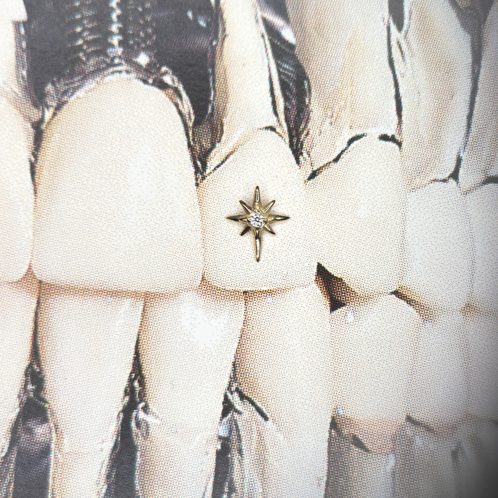 18K Gold Tooth Gems – Crystal Sparkle North Star