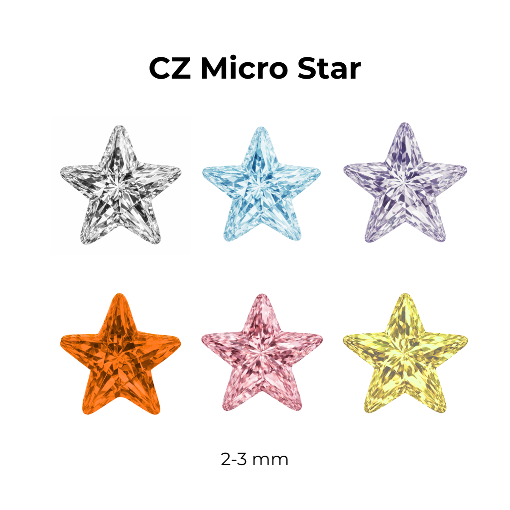 Micro Cubic Zirconia – Star