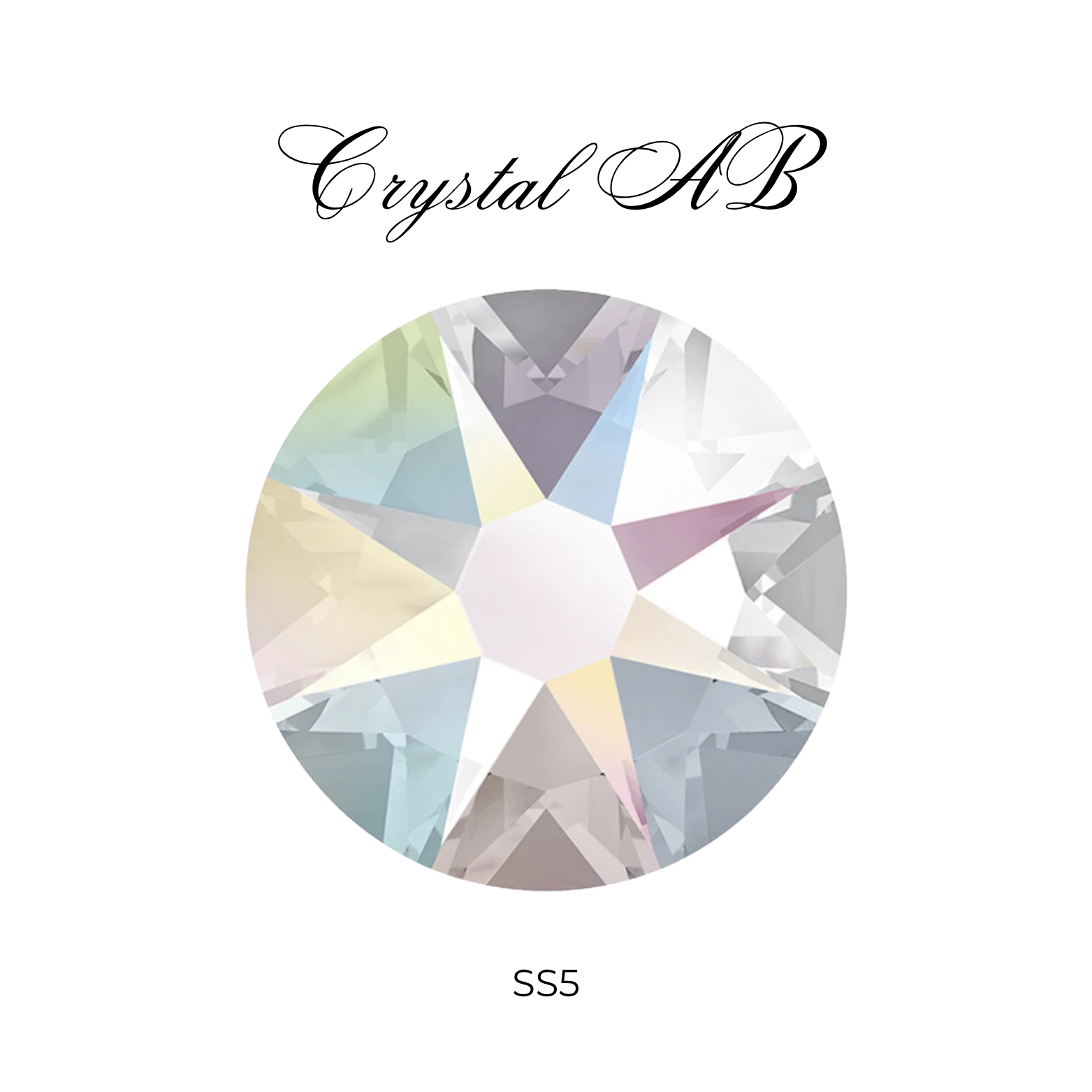 Round Colors Medium (SS5) Tooth Gem - Swarovski & Preciosa