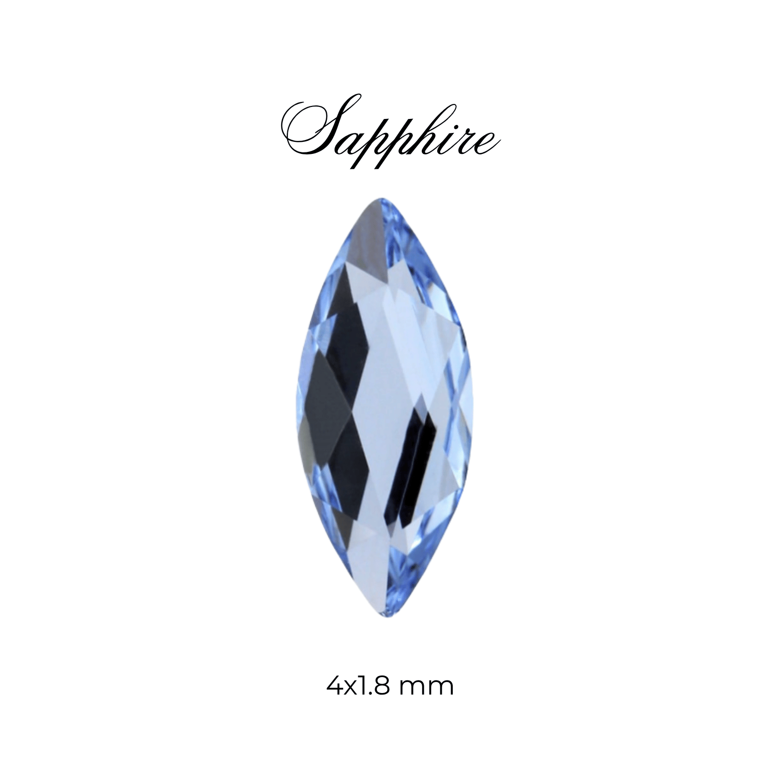 Swarovski Marquise Tooth Gem