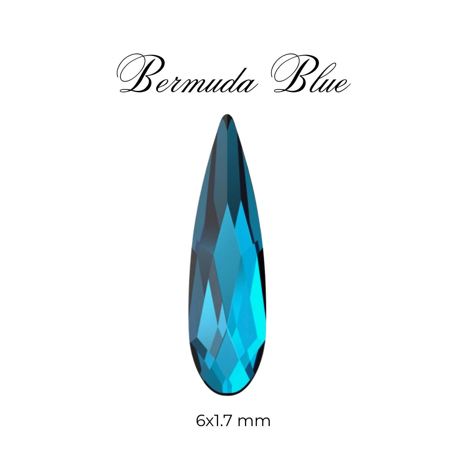 Swarovski Raindrop Tooth Gem