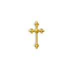18K Gold Tooth Gems – Ornamental Cross