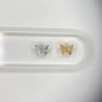 18K Gold-Zahn-Anhänger – Schmetterling