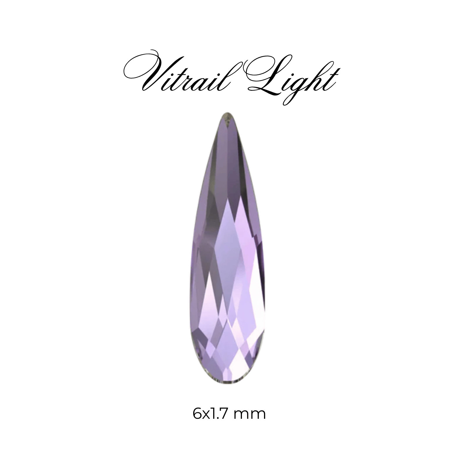 Swarovski Raindrop Tooth Gem