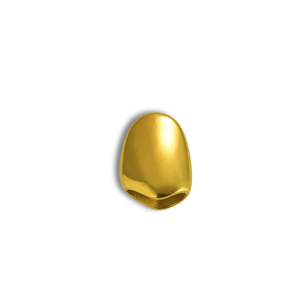 18K Gold Tooth Gem – Full Tooth Cap