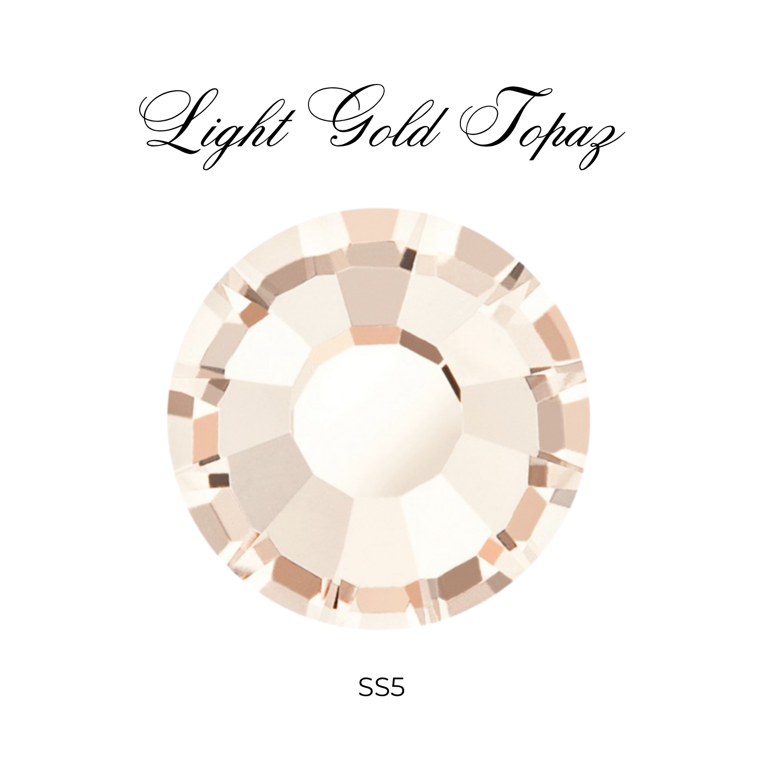 Round Colors Medium (SS5) Tooth Gem - Swarovski & Preciosa