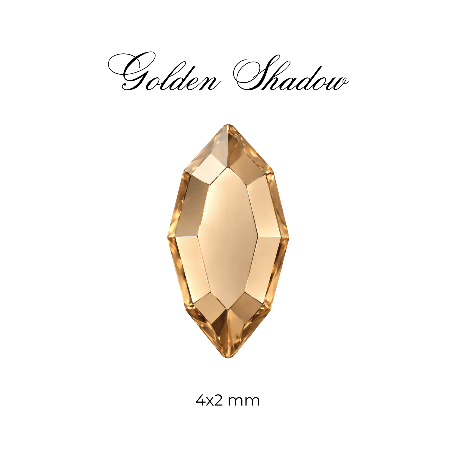 Navette Tooth Gem - Swarovski & Preciosa