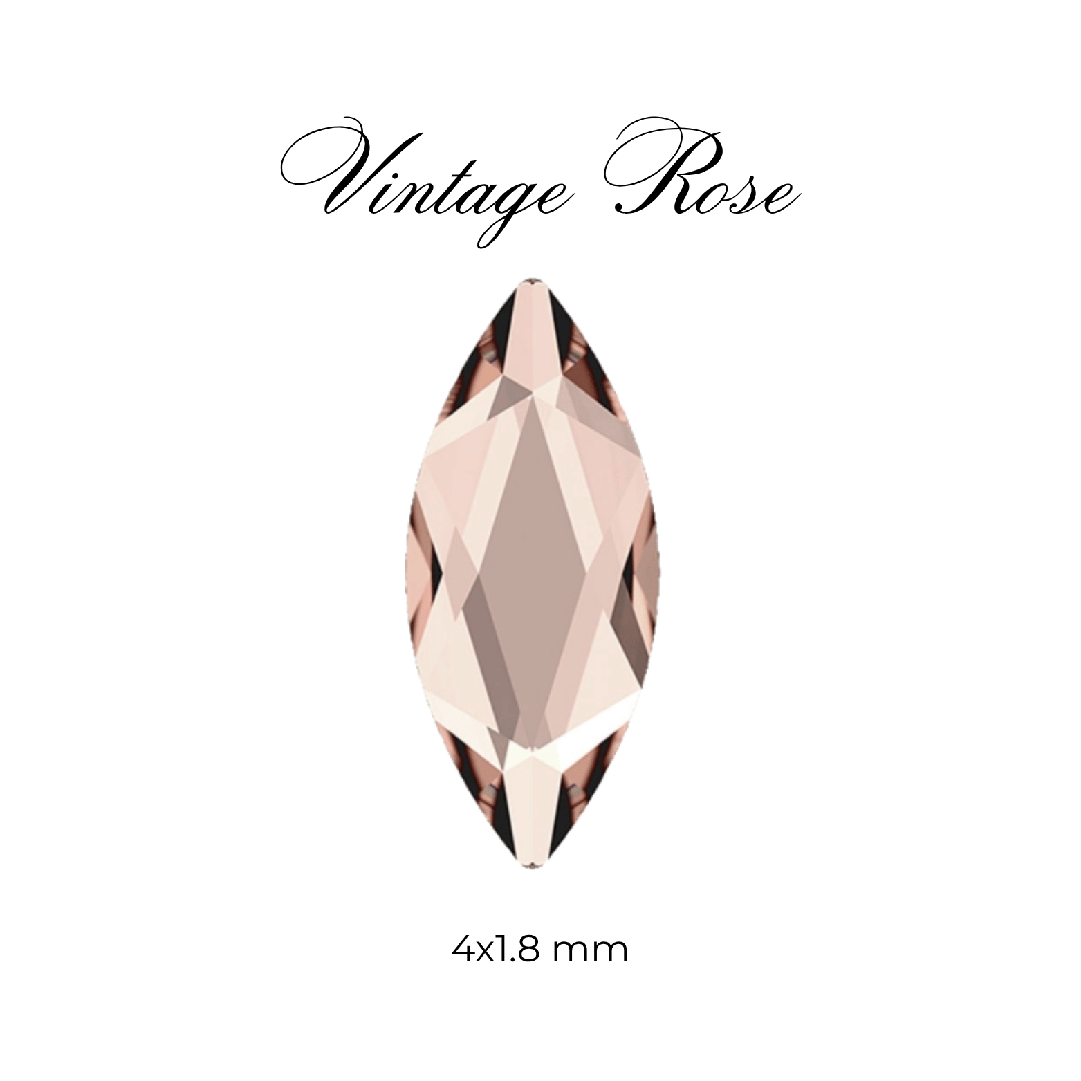 Swarovski Marquise Tooth Gem