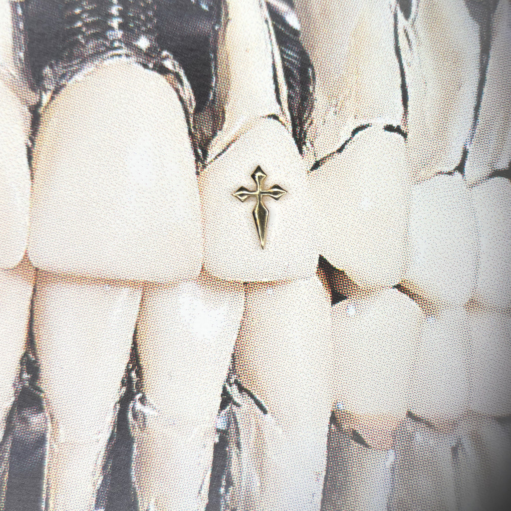 18K Gold Tooth Gems – Dagger Cross