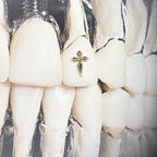 18K Gold Tooth Gems – Dagger Cross