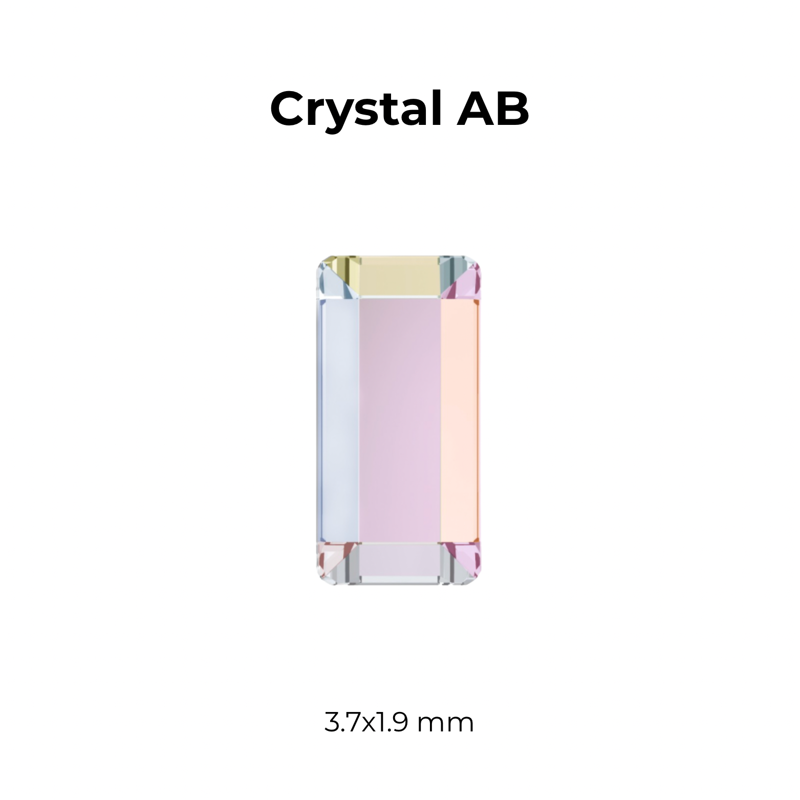 Baguette Tooth Gem - Swarovski
