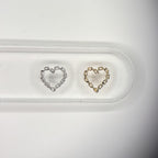 18K Gold Tooth Gem – Chained Heart