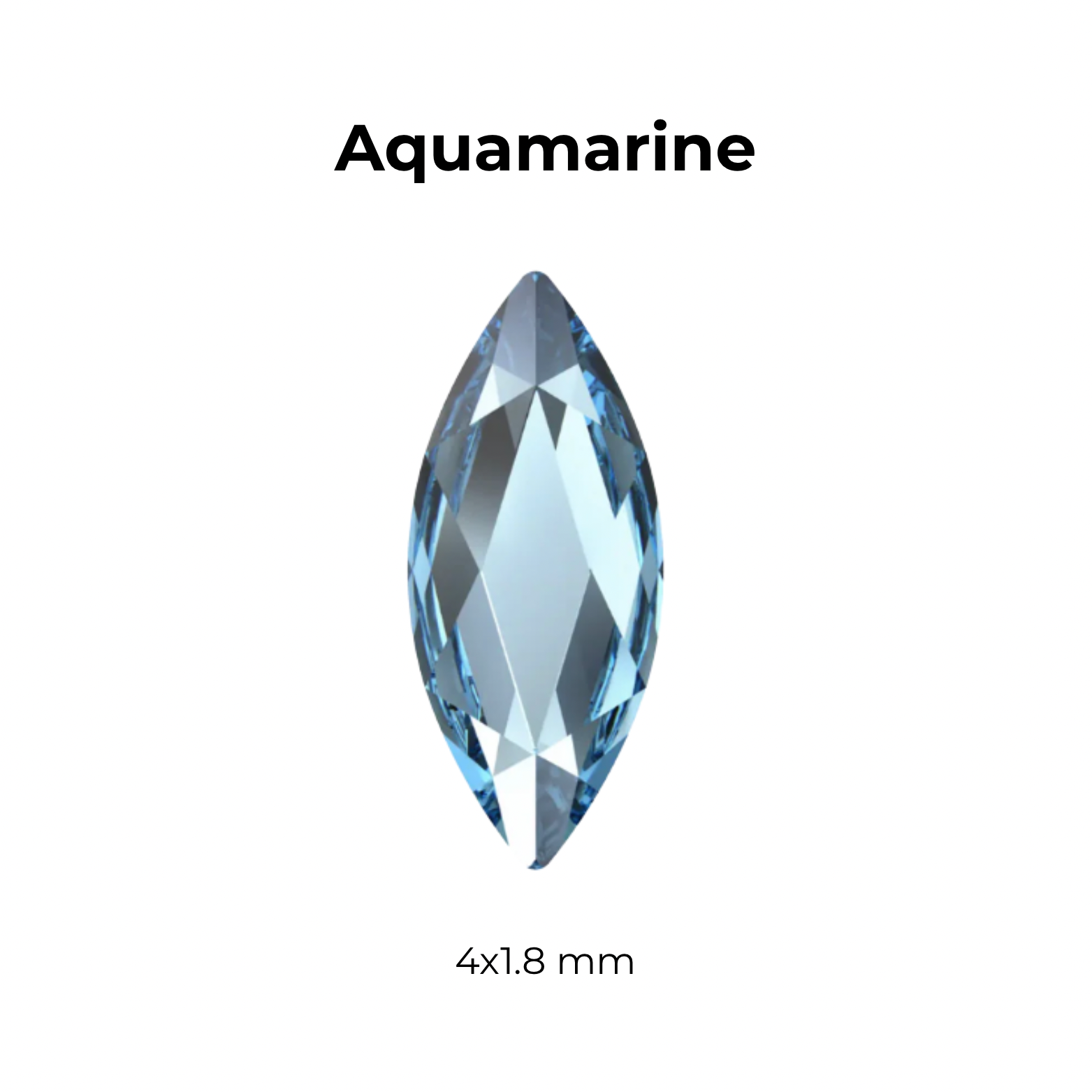 Marquise Tooth Gem - Swarovski