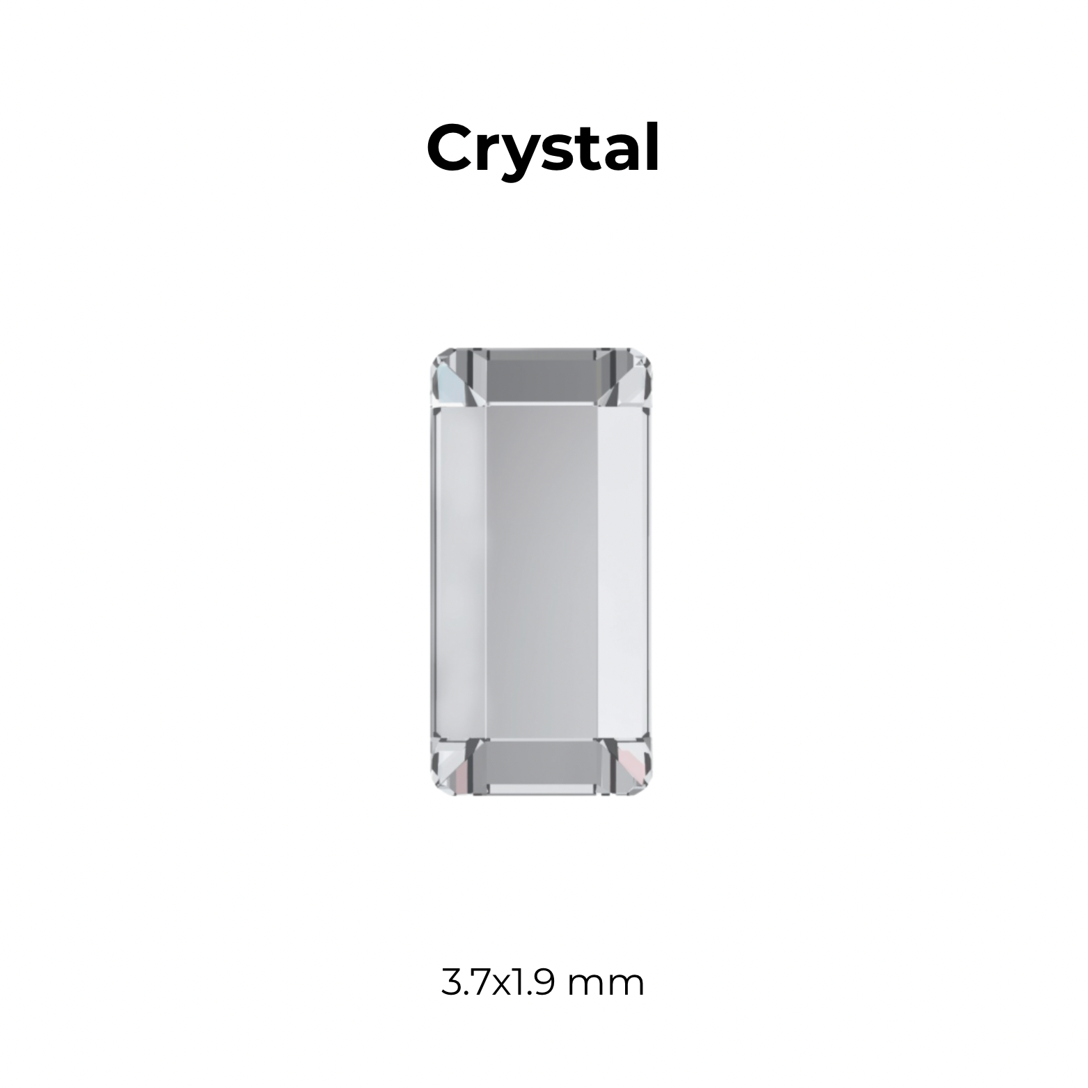 Baguette Tooth Gem - Swarovski