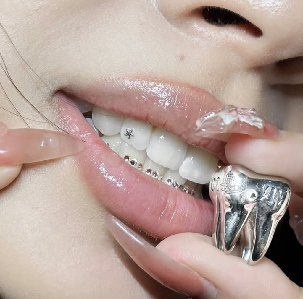 18K Gold Tooth Gem – Star