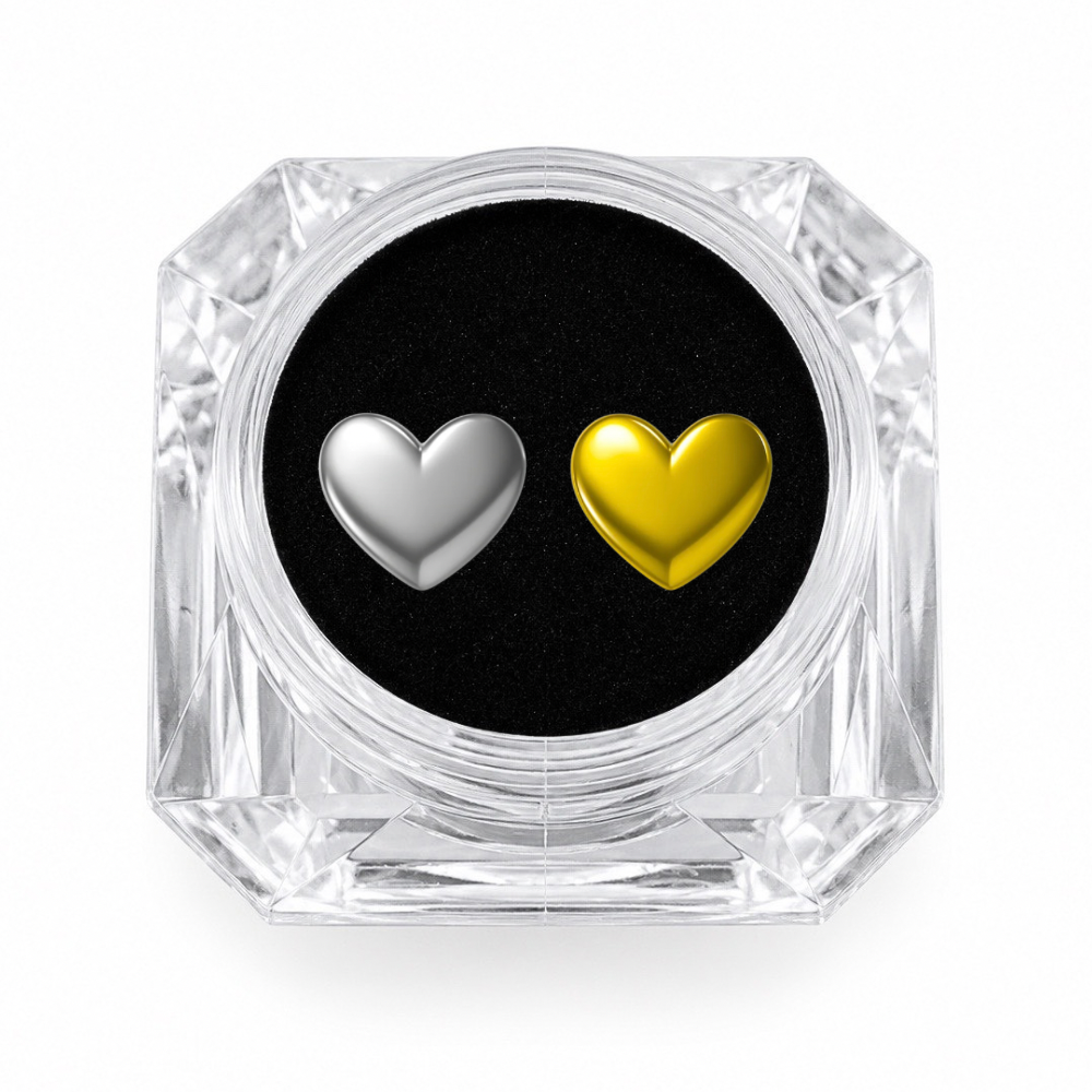 Heart 18K Gold - Tooth Gem