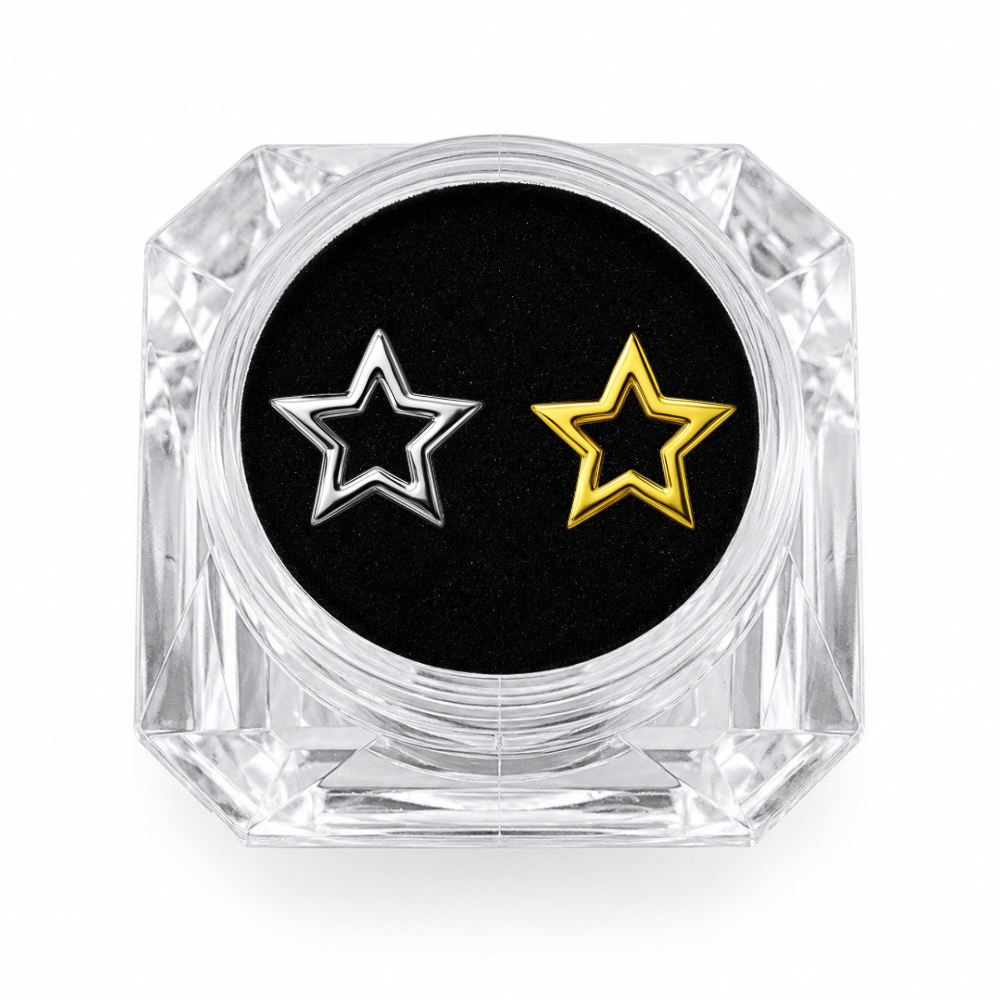 Hollow Star 18K Gold - Tooth Gem