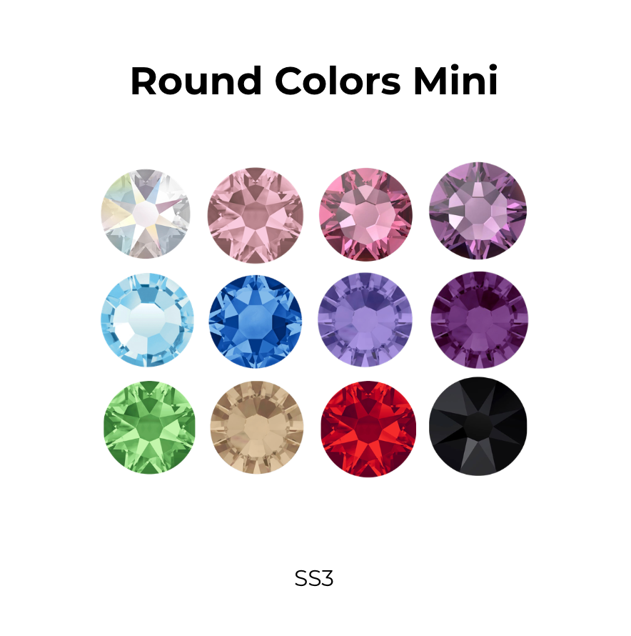 Round Colors Mini (SS3) Tooth Gem