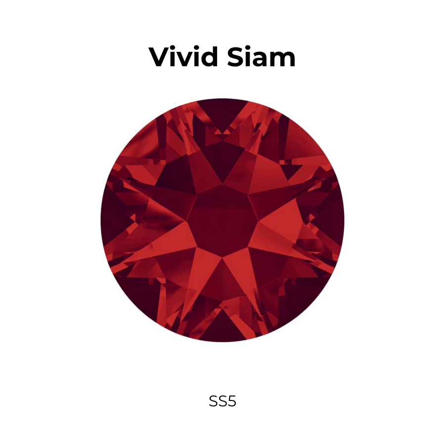 Round Colors Medium (SS5) Tooth Gem