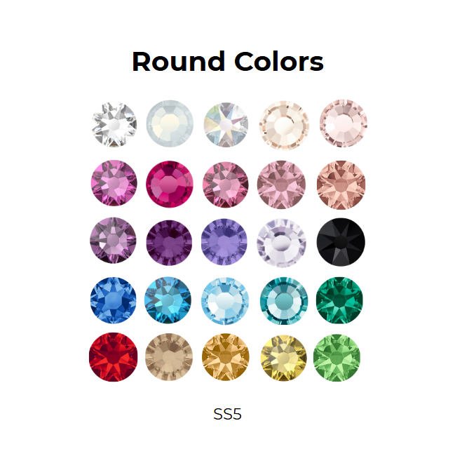 Round Colors – Lead Free Tooth Gem